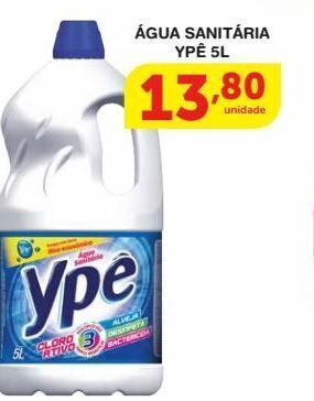 Roldão Água sanitária ypê 5l oferta