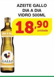 Roldão Azeite gallo dia a dia vidro 500ml oferta