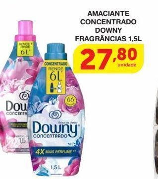 Roldão Amaciante concentrado downy fragrâncias 1,5l oferta