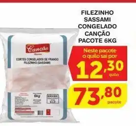 Filezinho sassami congelado canção pacote 6kg