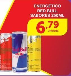 Energético red bull sabores 250ml