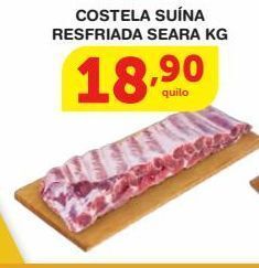 Roldão Costela suína resfriada seara kg oferta