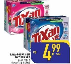 Mercantil Rodrigues Lava roupas em pó tixan ypê 400g oferta