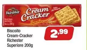 Costazul Supermercados Biscoitos cream-cracker richester 200g oferta
