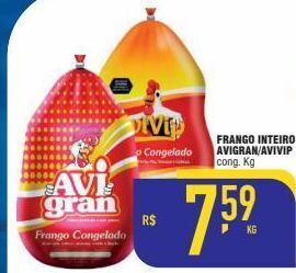 Mercantil Rodrigues Frango inteiro avigran/avivip kg oferta