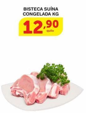 Roldão Bisteca suína congelada kg oferta