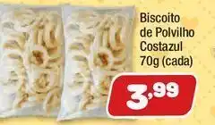 Costazul Supermercados Biscoito de polvilho costazul 70g oferta