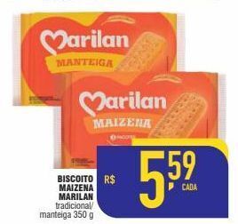 Mercantil Rodrigues Biscoito maizena marilan 350g oferta