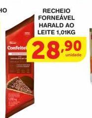 Roldão Recheio forneável harald ao leite 1,01kg oferta