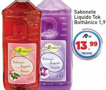 Tonin Superatacado Sabonete liquido tok bothânico 1,9l oferta