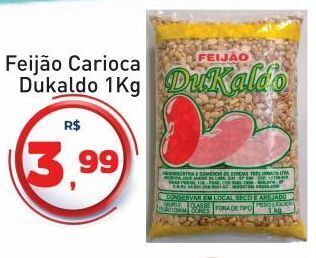 Tonin Superatacado Feijão carioca dukaldo 1kg oferta