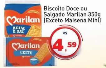 Tonin Superatacado Biscoito doce ou salgado marilan 350g oferta