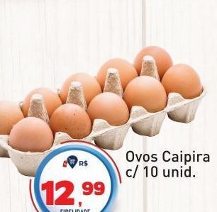Tonin Superatacado Ovos caipira c/ 10 unid. oferta