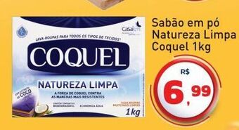 Tonin Superatacado Sabão em pó natureza limpa coquel 1kg oferta