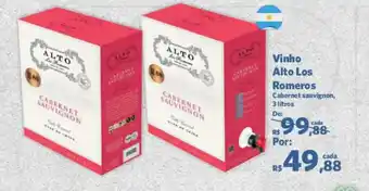 Sam's Club Vinho Alto Los Romeros 3L oferta