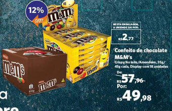 Sam's Club Confeito de Chocolate M&M's oferta