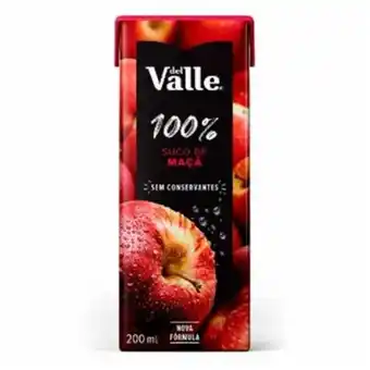 Supermercados Andreazza Suco de maçã 100% del valle 200ml oferta