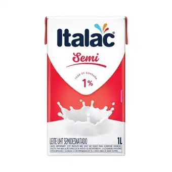 Supermercados Paraná Leite longa vida semidesnatado italac 1l oferta