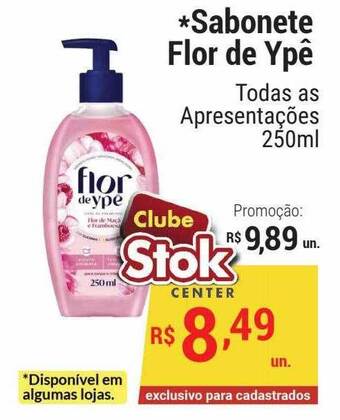 Stok Center Sabonete flor de ypê oferta