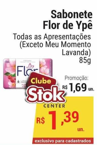 Stok Center Sabonete flor de ypê oferta