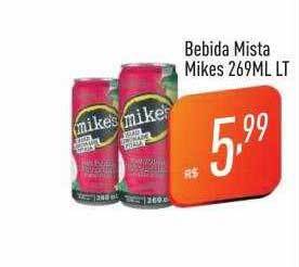 Supermercados Pague Menos Bebida mista mikes oferta