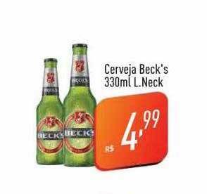 Supermercados Pague Menos Cerveja beck's l. neck oferta