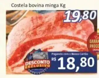 Supermercados Savegnago Costela Bovina Minga 1kg oferta