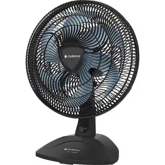 Zema Ventilador cadence eros turbo 6 pás, 40cm, vtr409 - preto 220v oferta