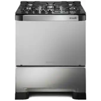 Fogão 05 bocas mueller decorato vetro g3 - inox