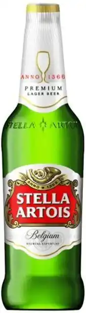 Super Nosso Cerveja puro malte stella artois garrafa 600ml oferta