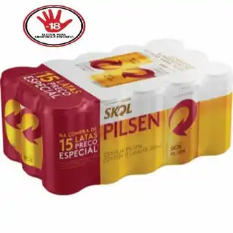 Atacado Máximo Cerveja skol lata 15x269ml oferta