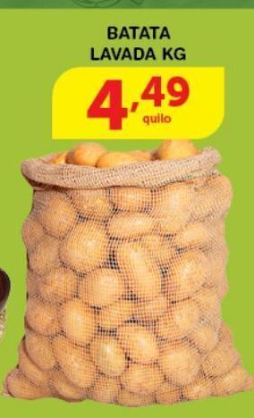 Batata lavada kg