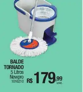 Balde Tornado 5 Litros Newpro
