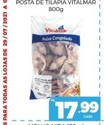 Supermercados Avenida Posta De Tilapia Vitalmar 800g oferta
