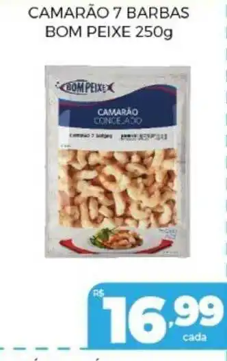 Camarão 7 Barbas Bom Peixe 250g