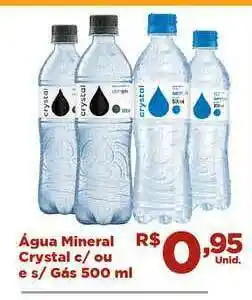 Tatico água Mineral Crystal C Ou E S Gás 500ml oferta