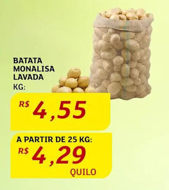 Assaí Atacadista Batata Monalisa Lavada 1kg oferta