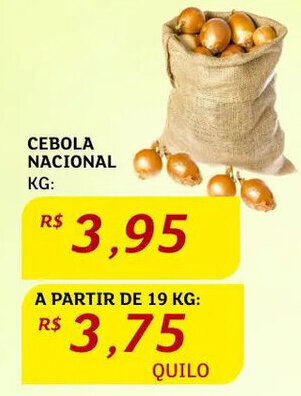 Assaí Atacadista Cebola Nacional 1kg oferta