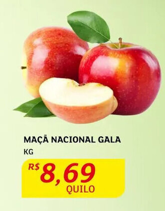Assaí Atacadista Maçã Nacional Gala 1kg oferta