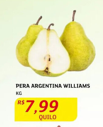 Assaí Atacadista Pera Argentina Williams 1kg oferta