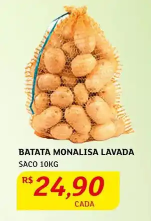 Assaí Atacadista Batata Monalisa Lavada 10kg oferta