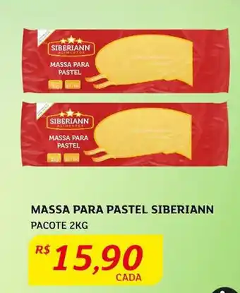 Assaí Atacadista Massa Para Pastel Siberian 2kg oferta