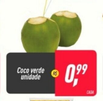 Frangolândia Coco verde unidade oferta