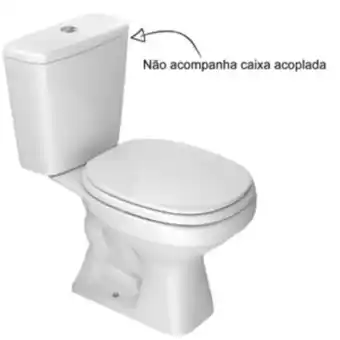 Leroy Merlin Vaso sanitário para caixa acoplada saída vertical aspen gelo deca oferta