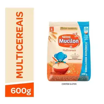 Nagumo Cereal infantil mucilon multicereais nestlé 600g oferta