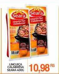 Mercadão Atacadista Linguiça calabresa seara oferta