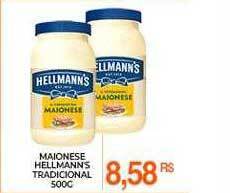 Mercadão Atacadista Maionese hellmann's tradicional oferta