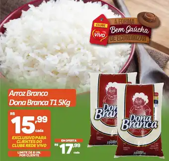 Arroz branco dona branca