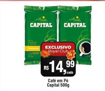 Royal Supermercados Café em pó capital oferta