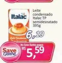 Leite condensado italac semidesnatado